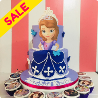 Precious Sofia The First Custom Cake