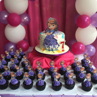 Sofia Gown Sofia The First Custom Cake