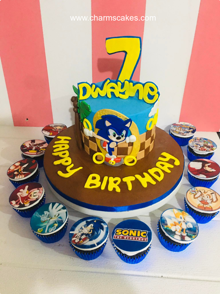 Dwane Sonic Super Sonic Custom Cake