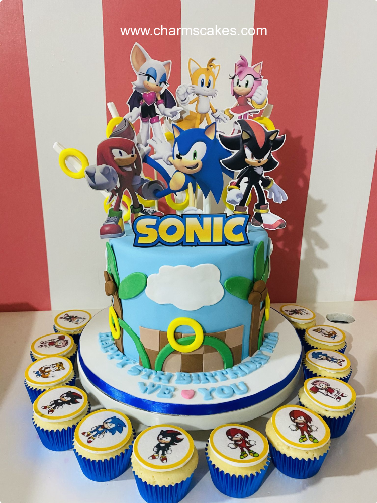 Mia's Super Sonic Custom Cake