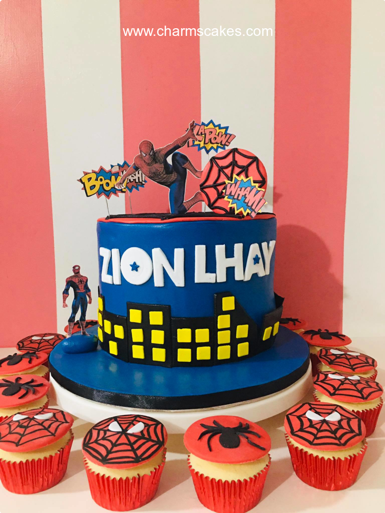 Lhay Spiderman Custom Cake