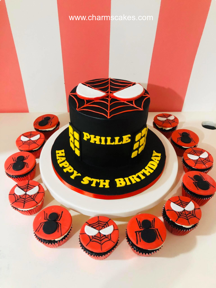 Amazing Phille Spiderman Custom Cake