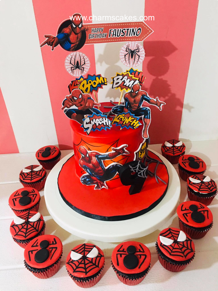 Faustino's Spiderman Custom Cake