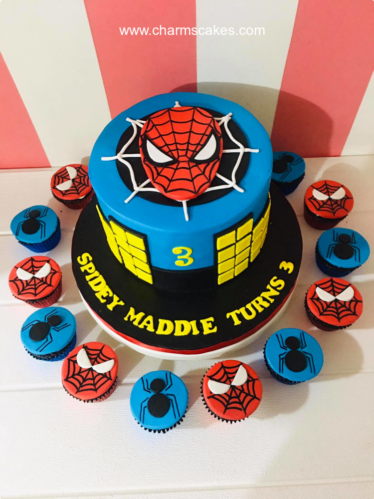 Maddie Spiderman Custom Cake