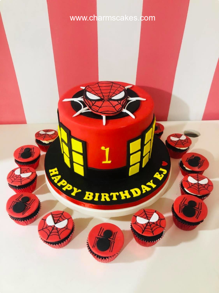 Online Marvel Spiderman Cake Delivery in Noida