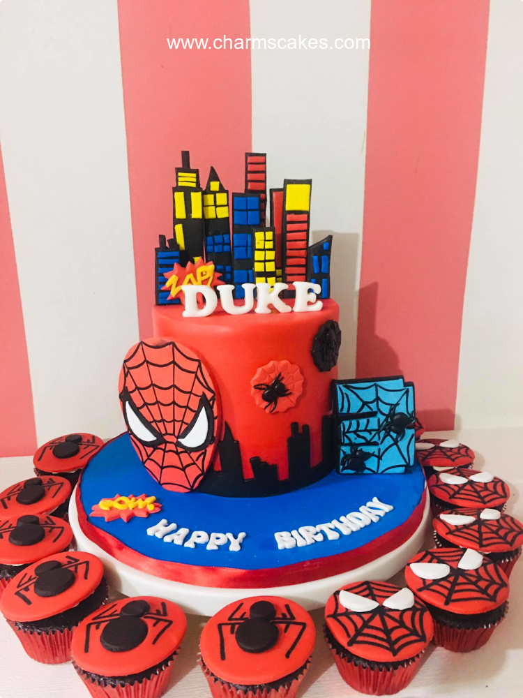 Spiderman Theme Cake – Cake With Us