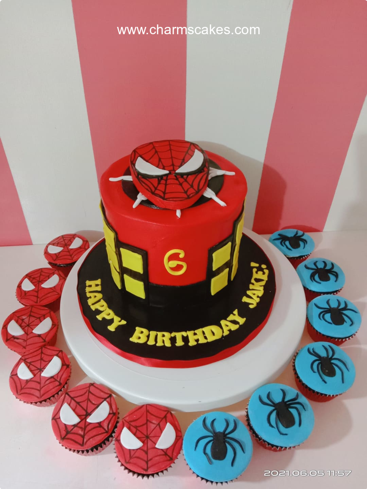 Jake Spiderman Custom Cake