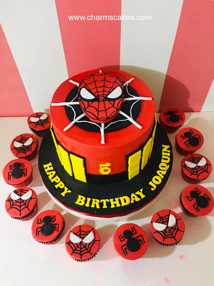 Joaquin's Spiderman Custom Cake