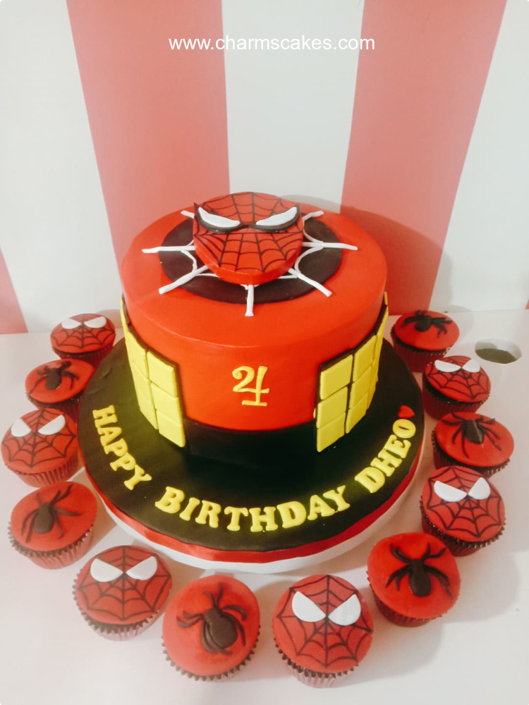 Jumong Spiderman Custom Cake