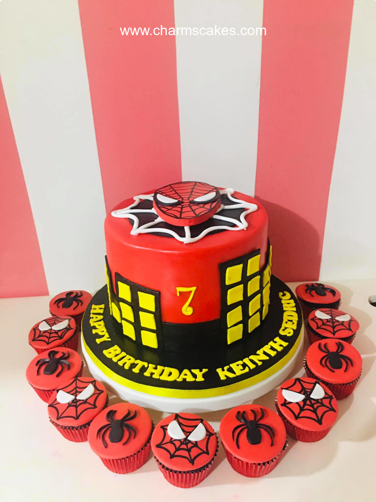 Kienth Spiderman Custom Cake