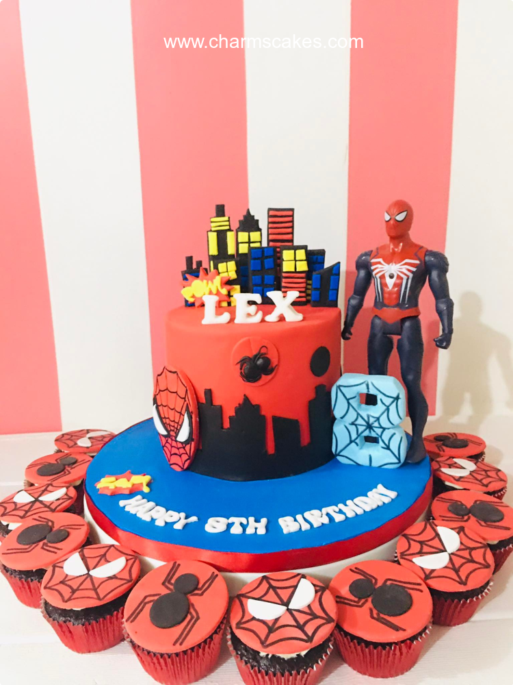 Lex Spiderman Custom Cake