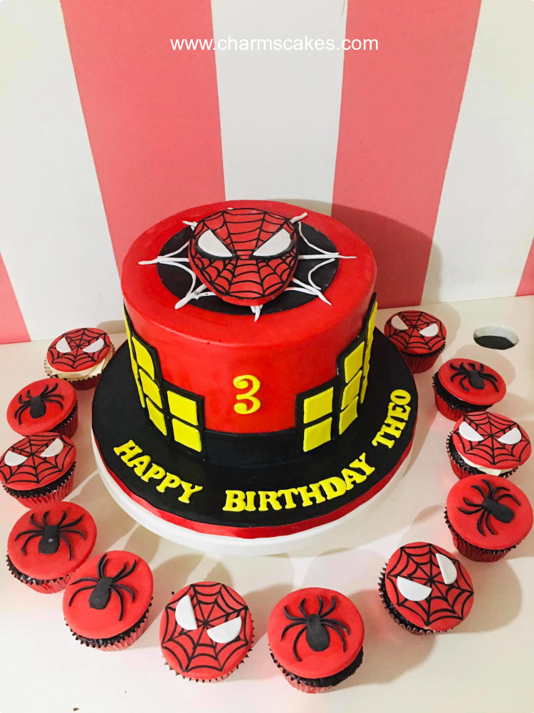 Theo Spiderman Custom Cake