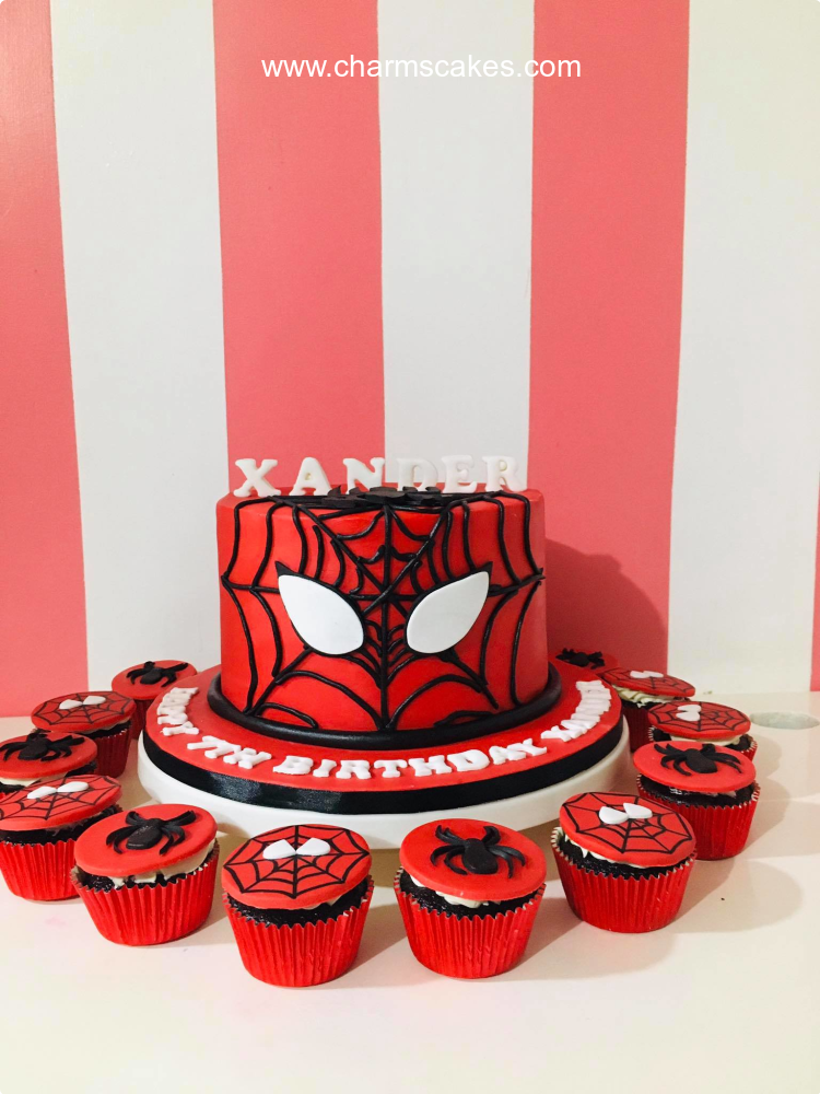 Xander Spiderman Custom Cake