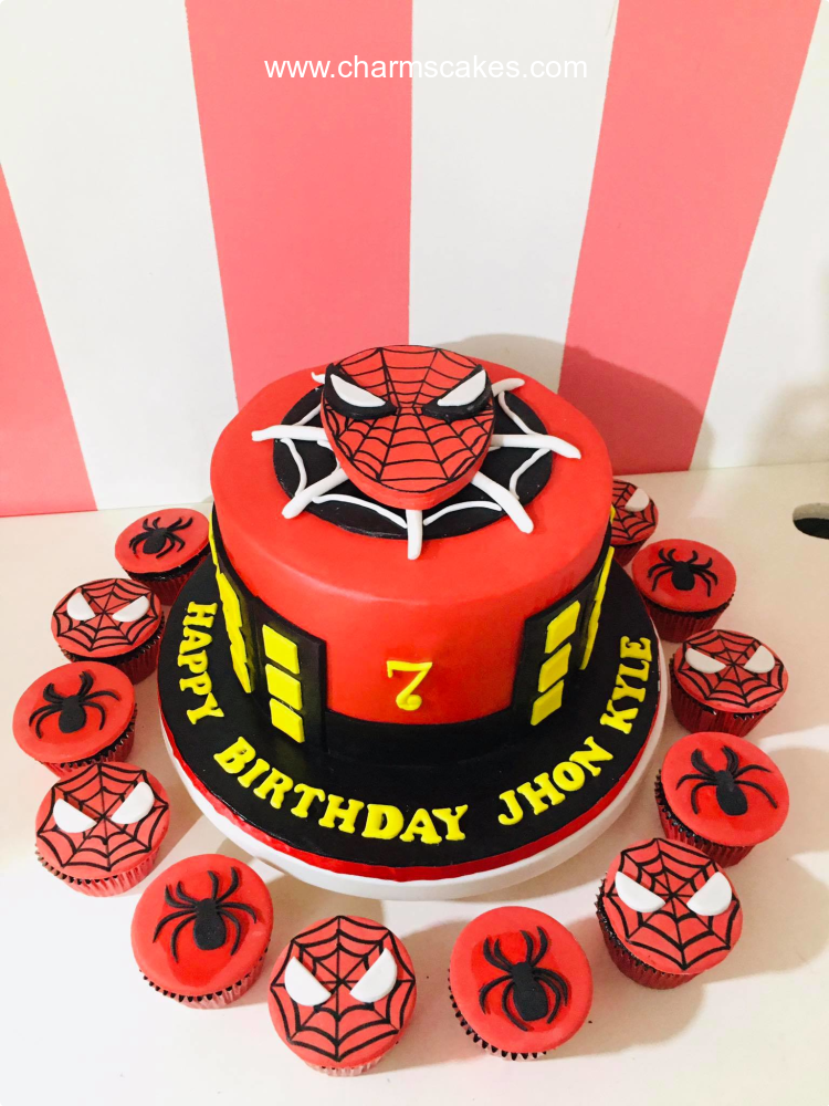 Jhon Spiderman Custom Cake