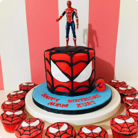 Adam Spiderman Custom Cake