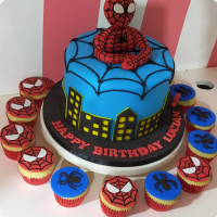 Lucian Spiderman Custom Cake