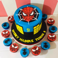 Maddie Spiderman Custom Cake