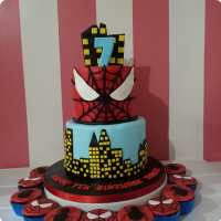 Spider 7th Spiderman Custom Cake