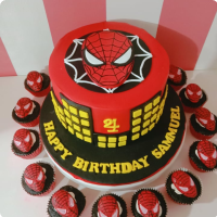 Sam Spiderman Custom Cake