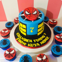 Chander Spiderman Custom Cake