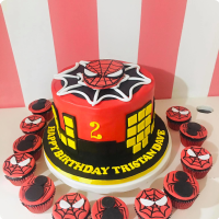 Dave Spiderman Custom Cake