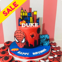 Duke Spiderman Custom Cake