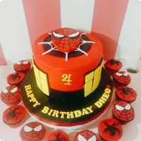 Jumong Spiderman Custom Cake