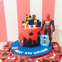 Lex Spiderman Custom Cake