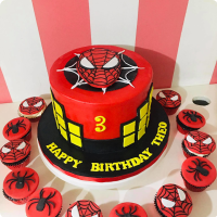 Theo Spiderman Custom Cake