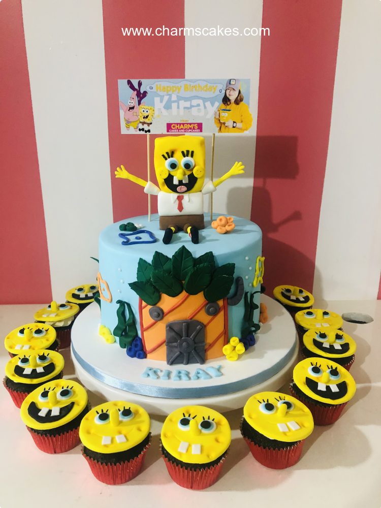 Kiray Sponge Bob Custom Cake