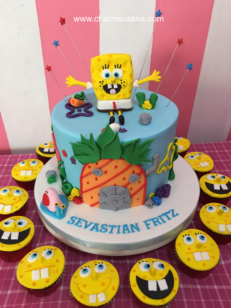 Sponge Bob Sponge Bob Custom Cake