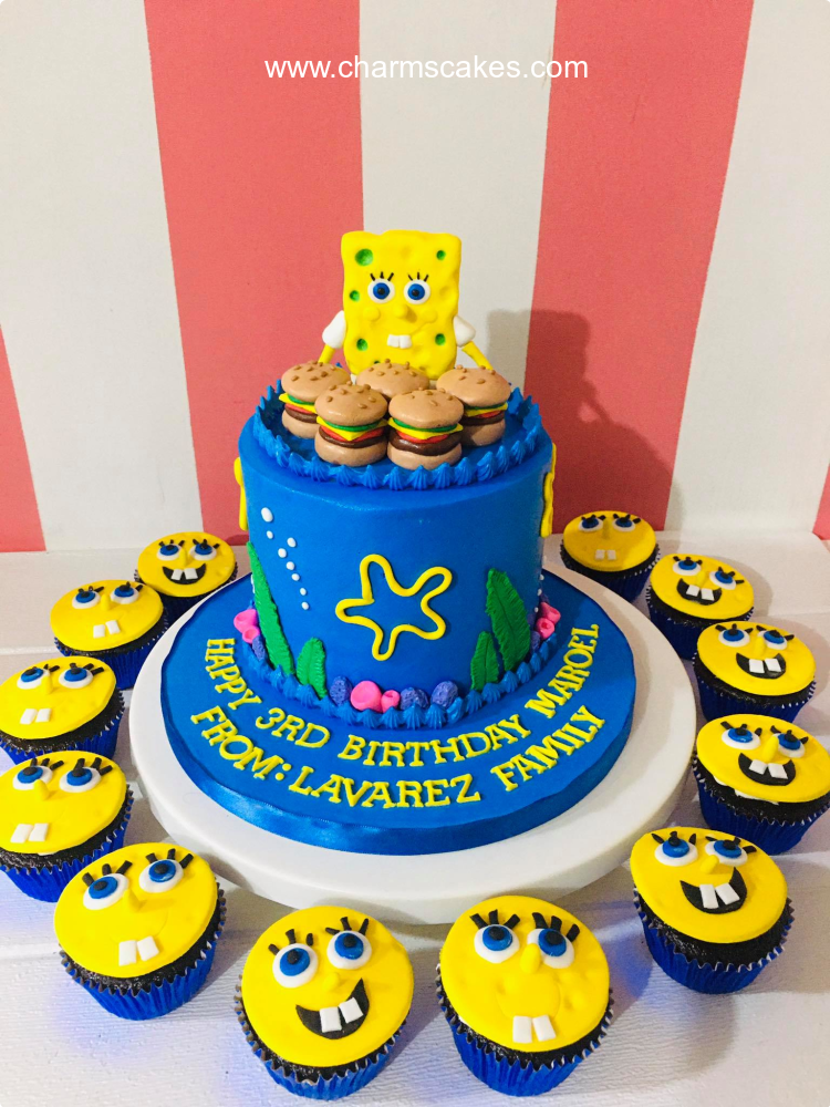 Maroel Sponge Bob Custom Cake