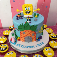 Sponge Bob Sponge Bob Custom Cake