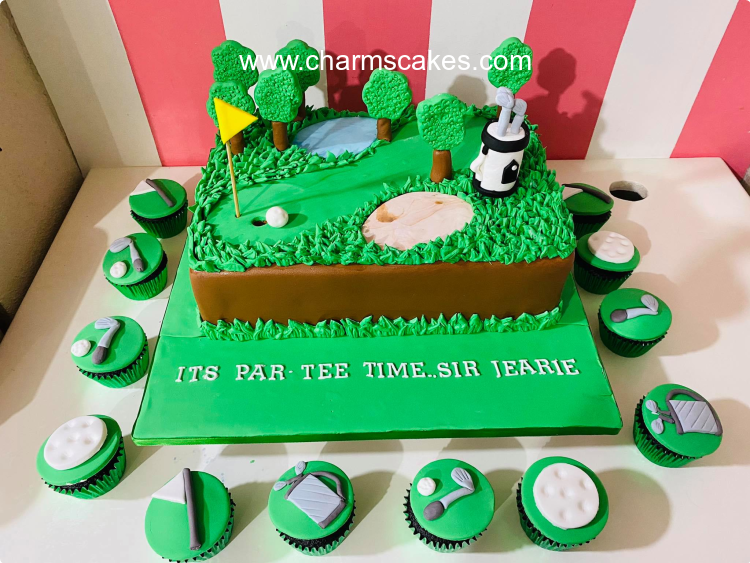 Golf Cake | Truffles Bakers & Confectioners LTD