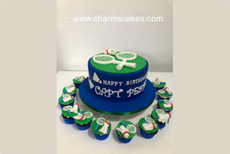 Badminton Theme Cake - Sri Muktsar