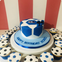 Futball Sports Theme Custom Cake