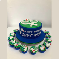 Badminton Sports Theme Custom Cake