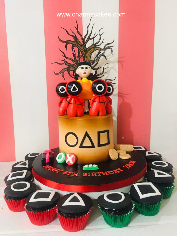 Zack Squid Game Custom Cake