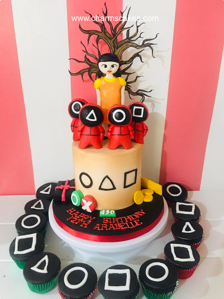 Arabelle Squid Game Custom Cake