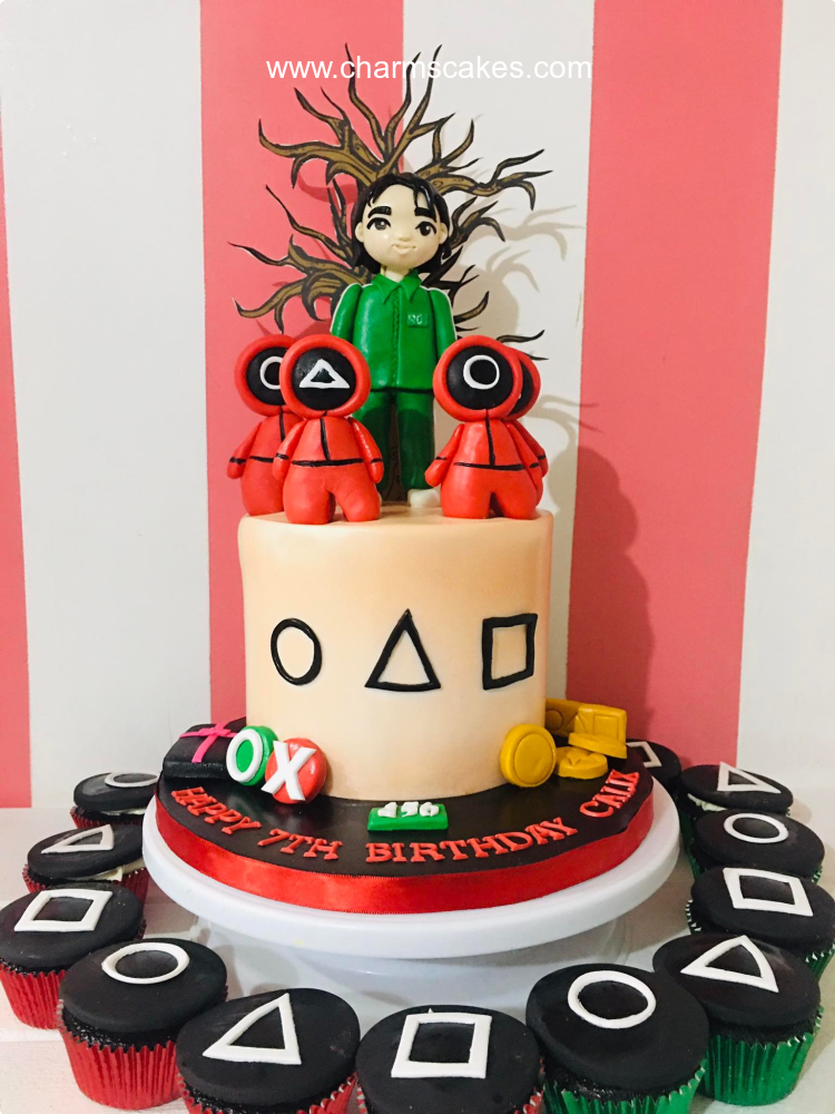 Calix Squid Game Custom Cake