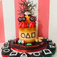 Zack Squid Game Custom Cake