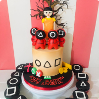 Arabelle Squid Game Custom Cake