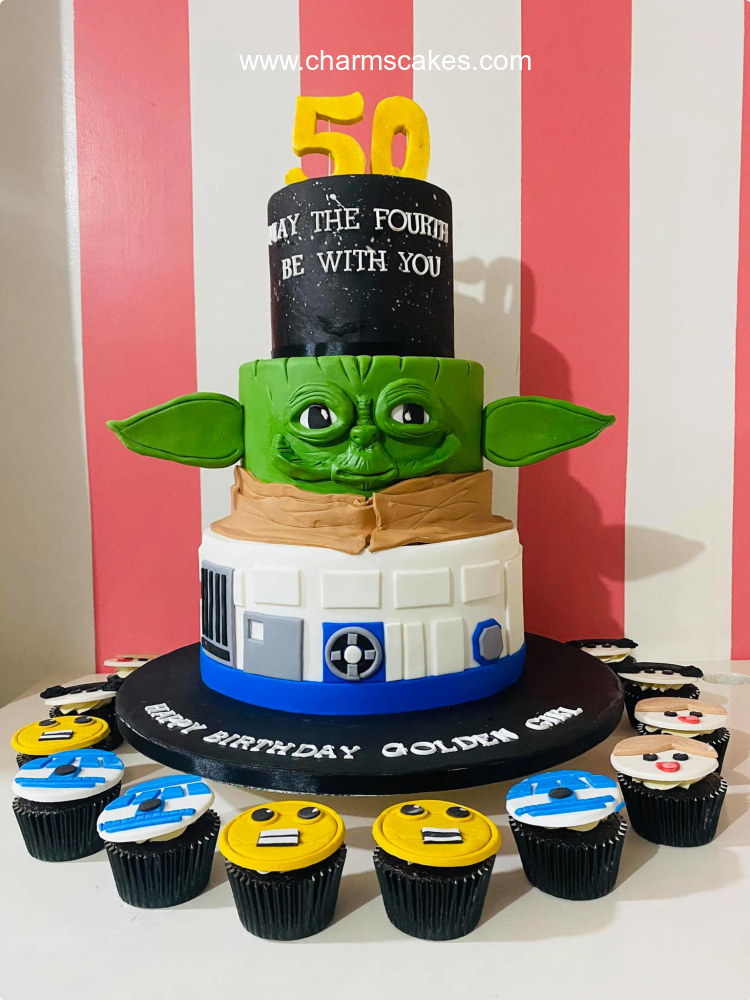 Fourth Star Wars Custom Cake