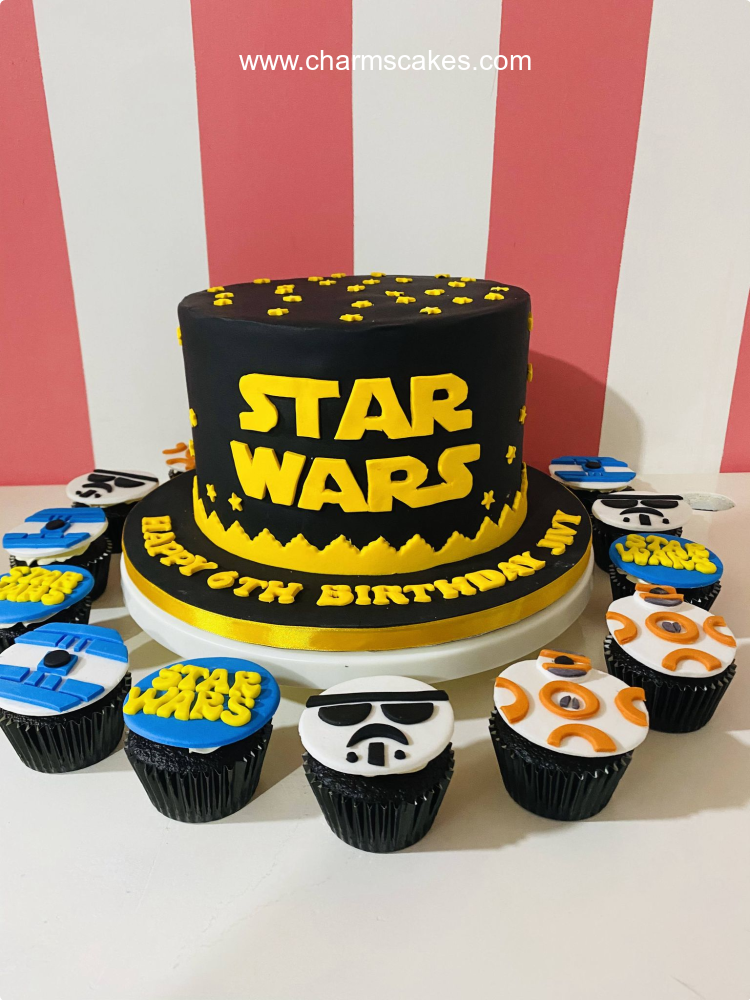 Charm's Cakes | Jivy Star Wars Cake, A Customize Star Wars cake