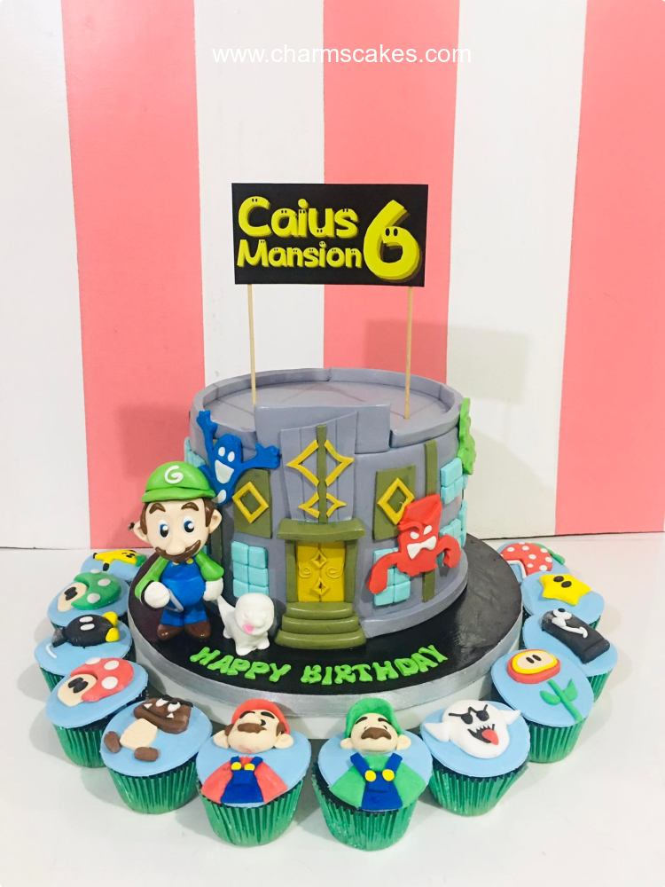 Caius Mansion Super Mario Custom Cake