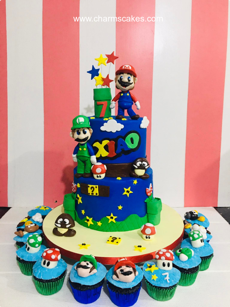 Xiao's Super Mario Custom Cake