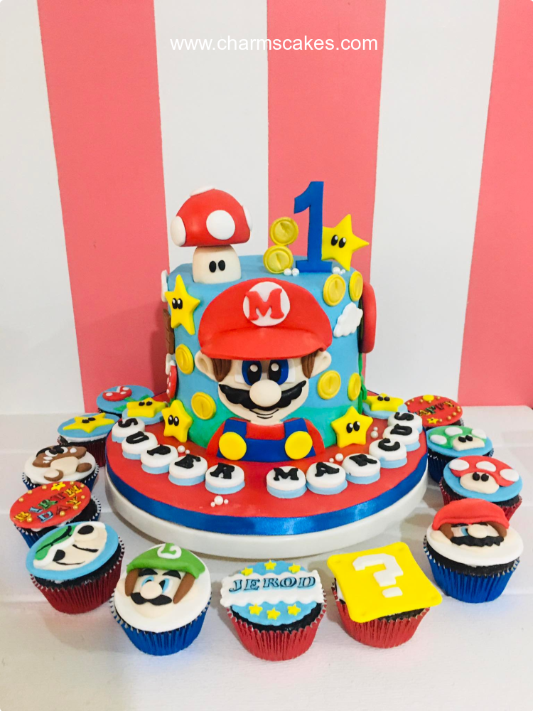 Jerood's Super Mario Custom Cake