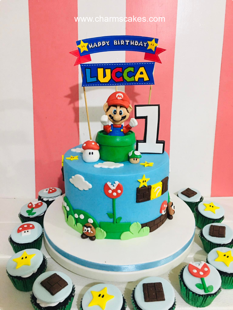 Lucca's Super Mario Custom Cake