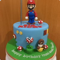 Mario Super Mario Custom Cake