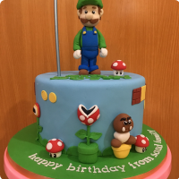 Super Mario Luigi Super Mario Custom Cake